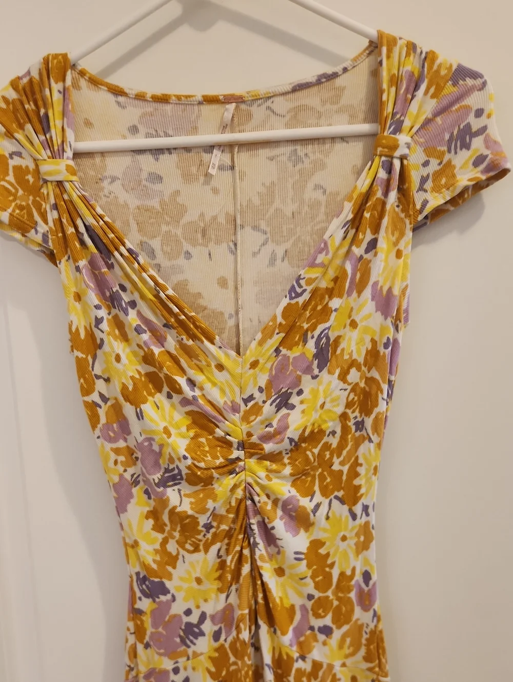 Free People Floral Key To Your Heart Mini Dress